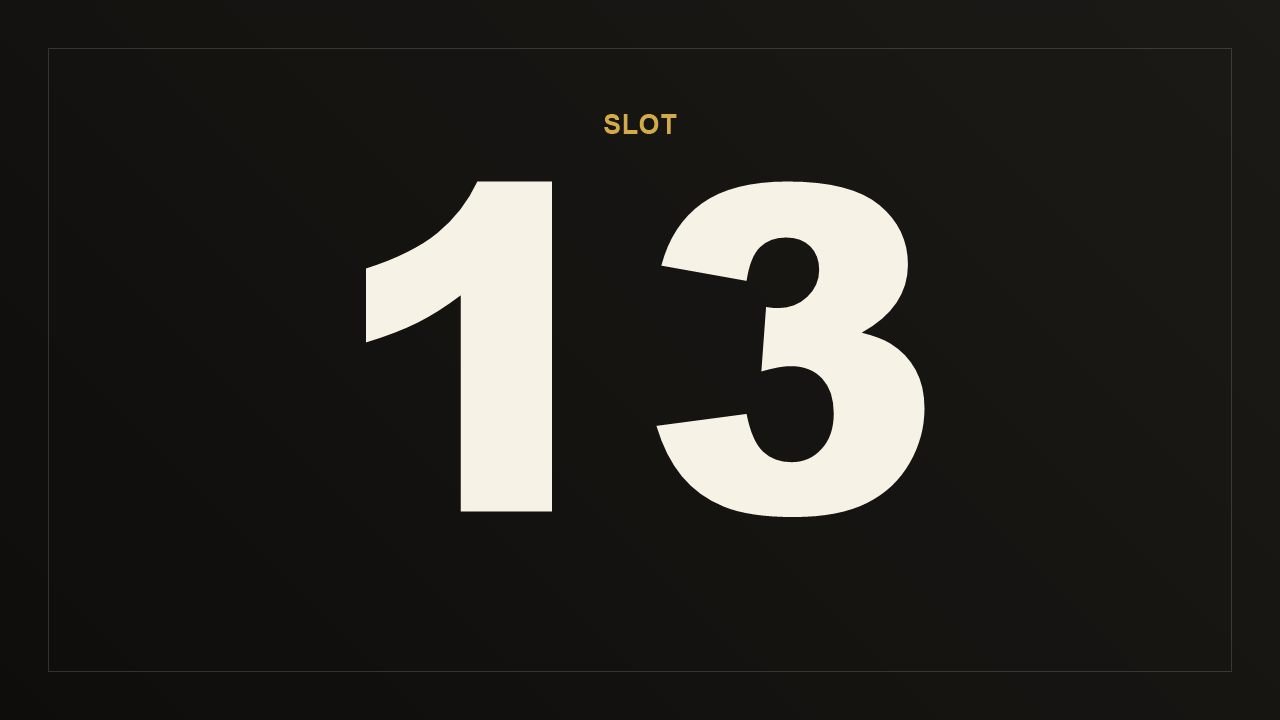 Position 13